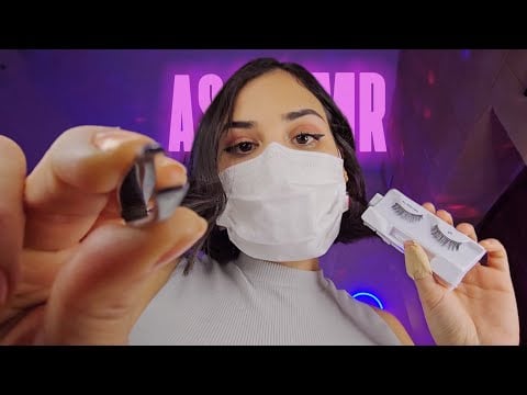 ASMR FAZENDO SUA EXTENSÃO DE CÍLIOS👀 roleplay