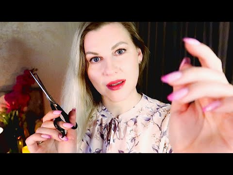 ✂️ Relaxing Haircut for Spring 💇ASMR | Brushing | Scissors | Head massage