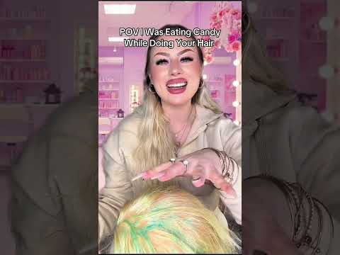 At Least It Tastes Good #asmr #candy #hair #pov #blonde