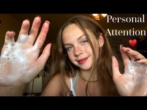 ASMR Personal Attention Triggers (Scalp Massage, Lotion, Face Brushing, Hair Brushing...)