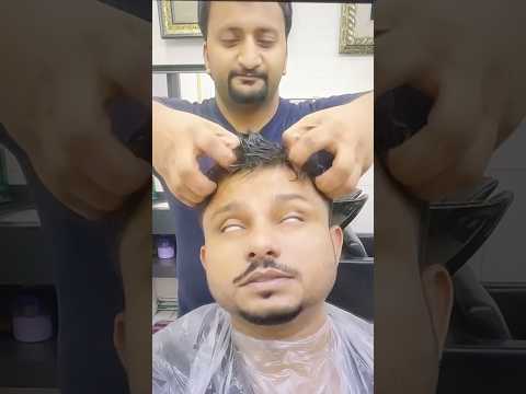 Extreme Head Massage Therapy Put Me to Sleep in Minutes 😱💤 #Shorts #asmr #headmassage #barber
