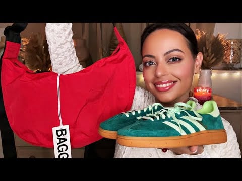 ASMR| Birthday Haul Show & Tell - Perfume, Jewelry, Clothes & Makeup (Tapping, Fabric Sounds & more)