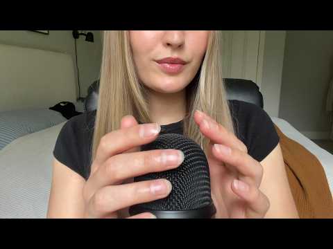 ASMR BARE MIC Gripping and Cupping + tongue clicking💥
