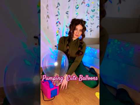 Pump to Pop Balloons 🎈 #balloon #kittyasmrballoons #balloons