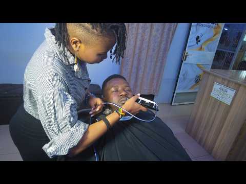 💈 Got a Shave... But She Insisted on Giving Me Extra Service! [ASMR Lady Barber]