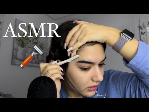 ASMR | ME HAGO LAS CEJAS 🪒