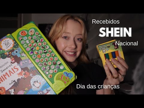 ASMR - RECEBIDOS SHEIN NACIONAL (dia das crianças