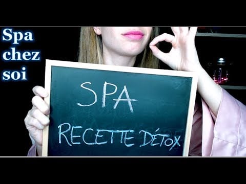 [ASMR français] Recette détox - Spa chez Soi - Eating sounds