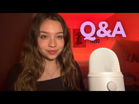ASMR Whispered Q&A! 💘🧐 Answering My Subscribers Questions 🤩 (close whispers)