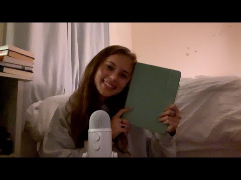 ASMR Whispered Guided Meditation (reading, low light, blue yeti)