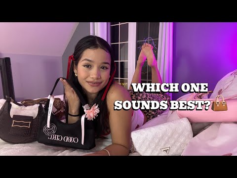 ASMR Exploring Different Bag Textures… So Relaxing 👜✨