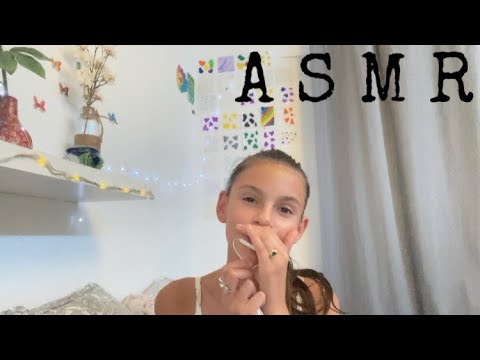 ASMR FR|~ MICRO DES ÉCOUTEURS 🎧visuel 🤍 {bruits de bouche}