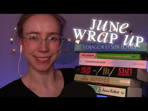 ASMR Whispered Reading Wrap up 🦋📚 The 6 books I read in June ✨