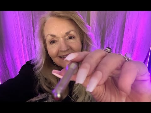 ASMR Facial Acupressure with Healing Affirmations Personal Attention RP