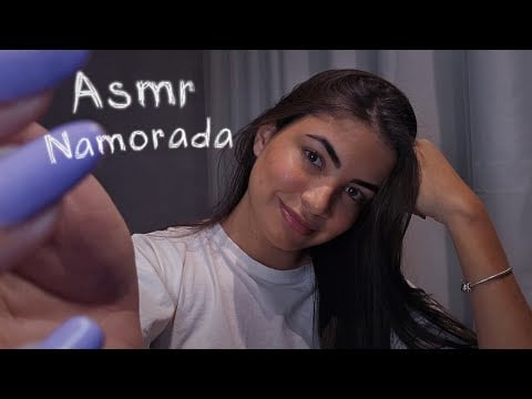 ASMR ROLEPLAY Sua namorada carinhosa cuidando de você depois de um longo dia (voz suave) 💤💕