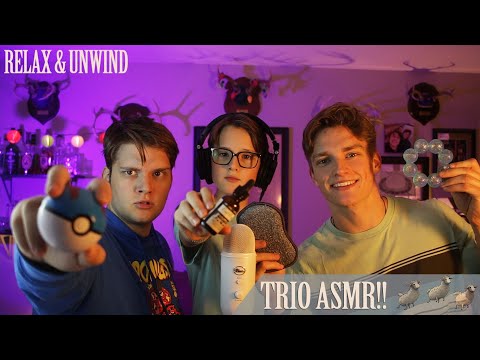 ASMR to Relax and Unwind - (Trio Sound Assortment)