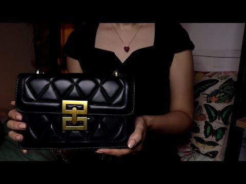 (ASMR) O QUE LEVO NA MINHA BOLSA + TOUR PELAS MINHAS BOLSAS 👛