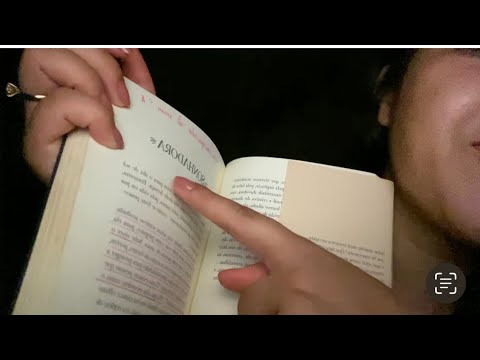 ASMR Lendo pra vc dormir