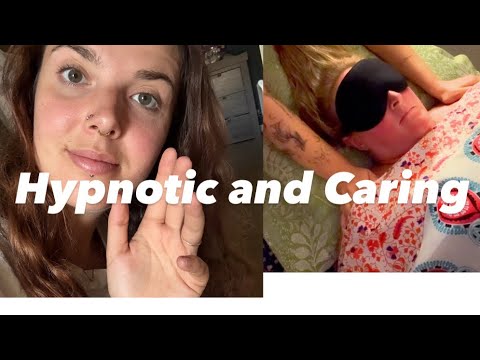 Gentle touch and mindful words ASMR 