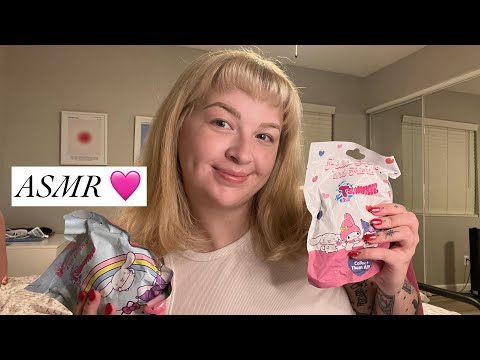 ASMR 💕 Opening Blind Bags (lofi & lots of crinkle sounds)