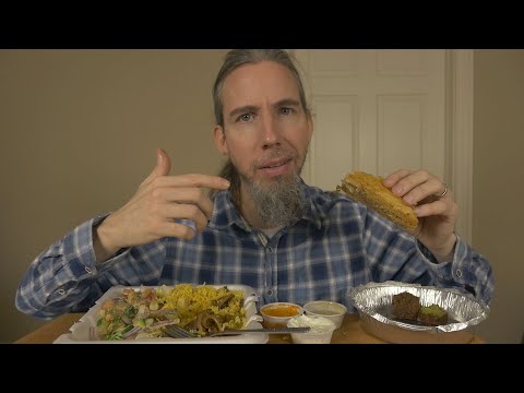 ASMR Let's Eat Shawarma, Falafel & Baklava