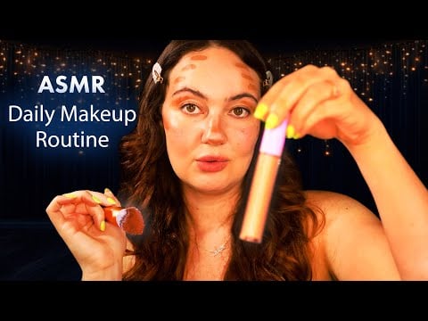 ASMR Doing My Daily Natural Makeup Routine | Get Ready with Me, Soft Spoken & Relaxing