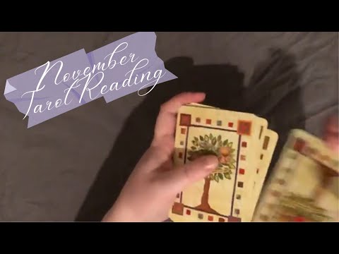 ASMR Monthly Tarot Reading - Pick from Three - November 2022 - Four Card Reading