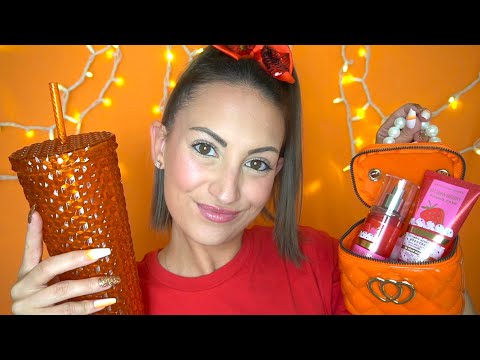 ASMR Red & Orange Triggers ❤️🧡