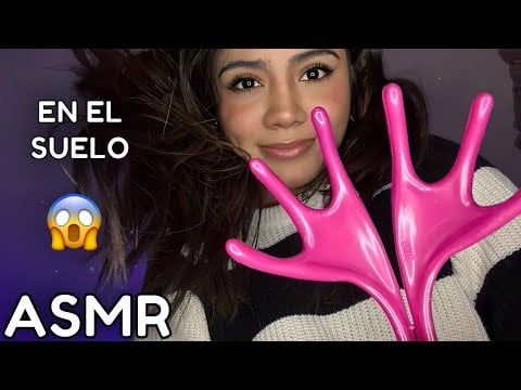 ASMR PERO ESTÁS EN EL SUELO  ❤️ / TE HAGO DORMIR EN EL PISO con mi ATENCIÓN PERSONAL