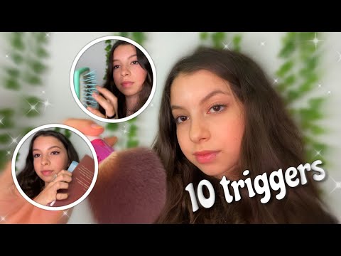 ASMR - 10 TRIGGERS EM 10 MINUTOS