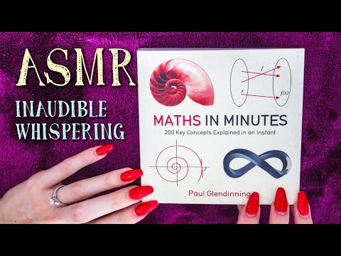 ASMR - Inaudible Whispering - Up Close whispers- Book Reading and Tracing