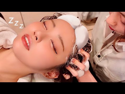 深い眠りのためのASMR理容室😴💈(ヘッドスパ/シャンプー/シェービング/肩のマッサージ)