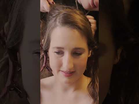 unintentional asmr - hair style on a real person