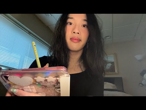 ASMR draw with me pt. 2! 👩‍🎨 (tapping + scratching)