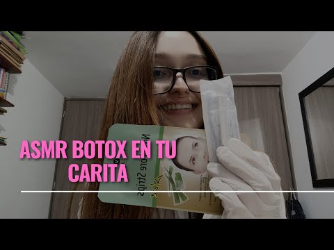 ASMR COLOMBIANO // Te aplicó BOTOX EN TU CARITA 💉😴