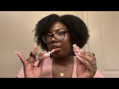 Asmr | Tingly Lip Gloss Application and Mouth Sounds 💄