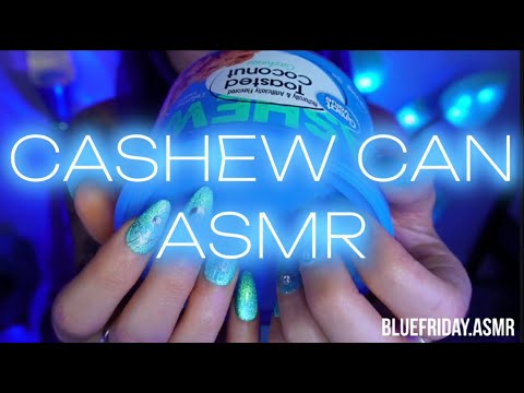 Cashew Can ASMR🩵(No Music)
