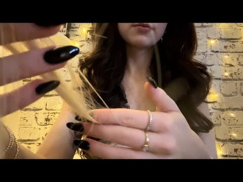 ASMR - Super Sleepy Haircut 💇‍♀️🤍 (hair cutting/hair brushing)