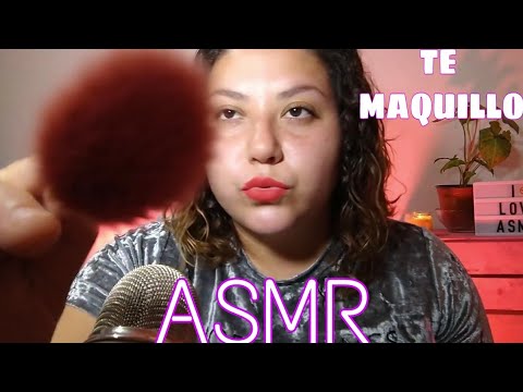 ASMR I TE MAQUILLO  PARA TU CENA DE FIN DE AÑO I 2da parte