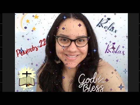 CHRISTIAN  ASMR: BIBLE 📖 READING WITH OMY (PROVERBS 22) #25