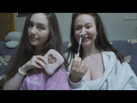 Подруга пробует ASMR 💜 Много триггеров и шёпота