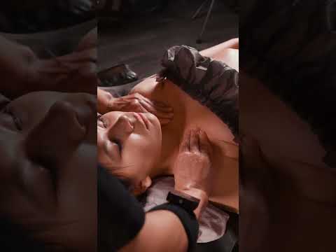 ASMR relaxing neck massage and scrubbing for Ksenia #asmrmassage