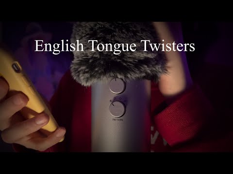 ASMR| English Tongue Twisters