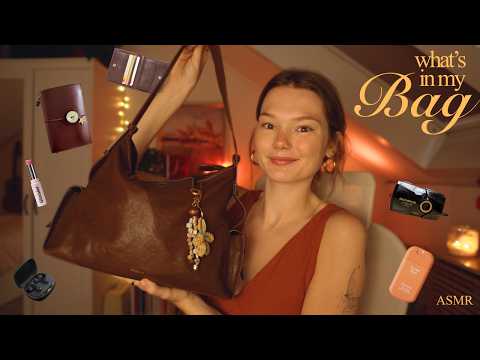 ASMR what's in my bag 👜✨
