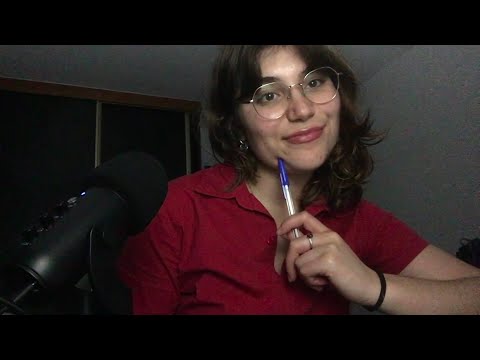 ASMR fazendo te perguntas INUSITADAS numa Entrevista de Emprego