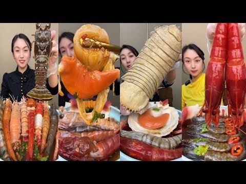 ASMR 🍤🔥 Massive Seafood Boil Mukbang ASMR | 초대형해산물찜먹방ASMR | Huge シーフードボ
