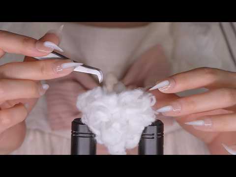 🎧ASMR Brain-Tingling Tearing Sounds ✨ Cotton Rubbing Triggers