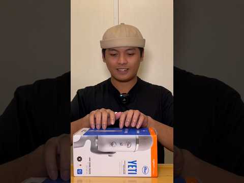 New Yeti Microphone! Fast Tapping #asmr #unboxing #shorts