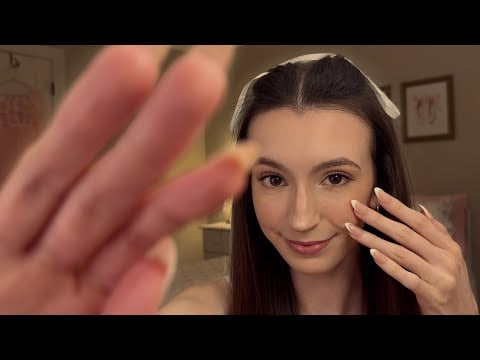 Fall Asleep in 10 Minutes - Touching Your Face & Mine💕 | Whispered ASMR