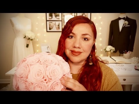 ASMR DETAILED Wedding Planner: Dress Measuring, Flowers & Tailoring
